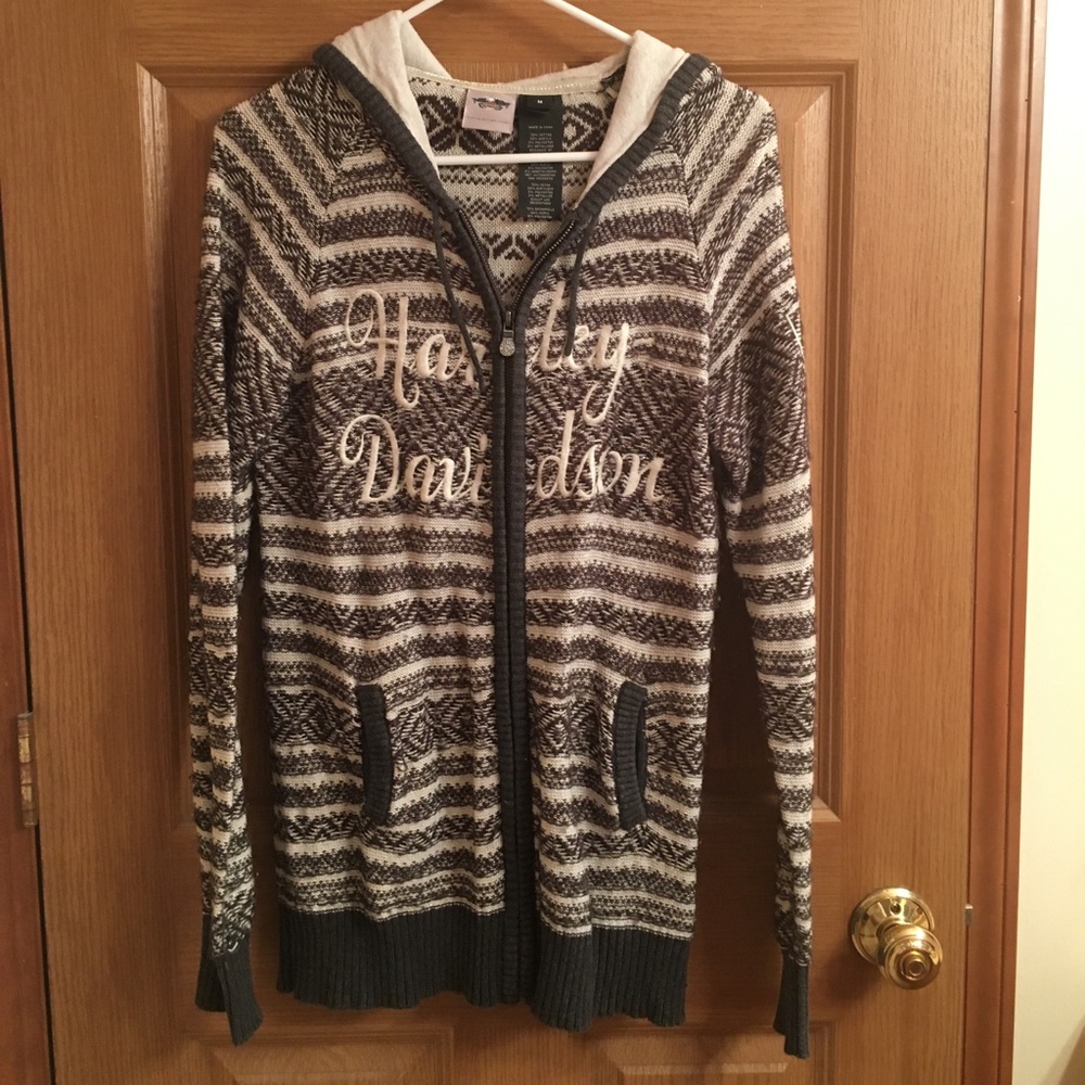 Harley Davidson sweater zip up